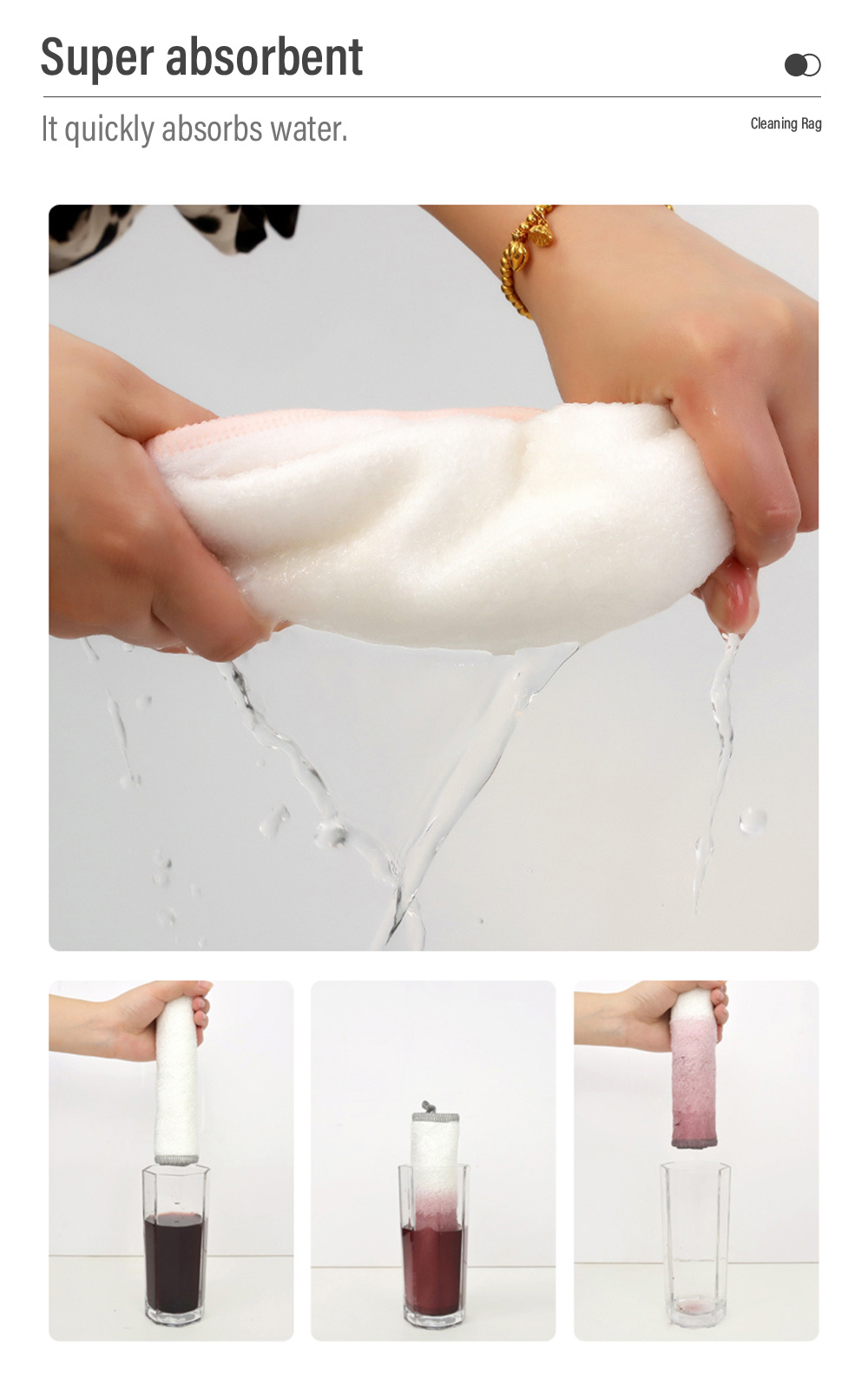 Bamboo Fiber Cleaning Rag Multi-purpose Oil-3